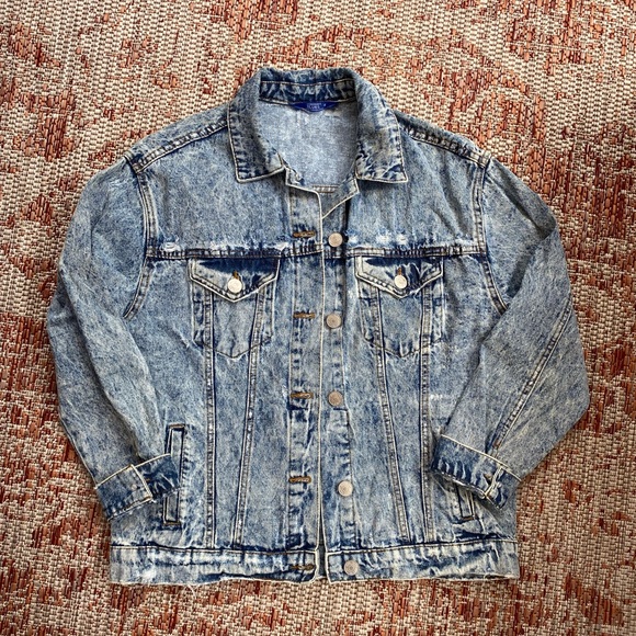Highway Blues Distressed Denim Jacket - Picture 3 of 7